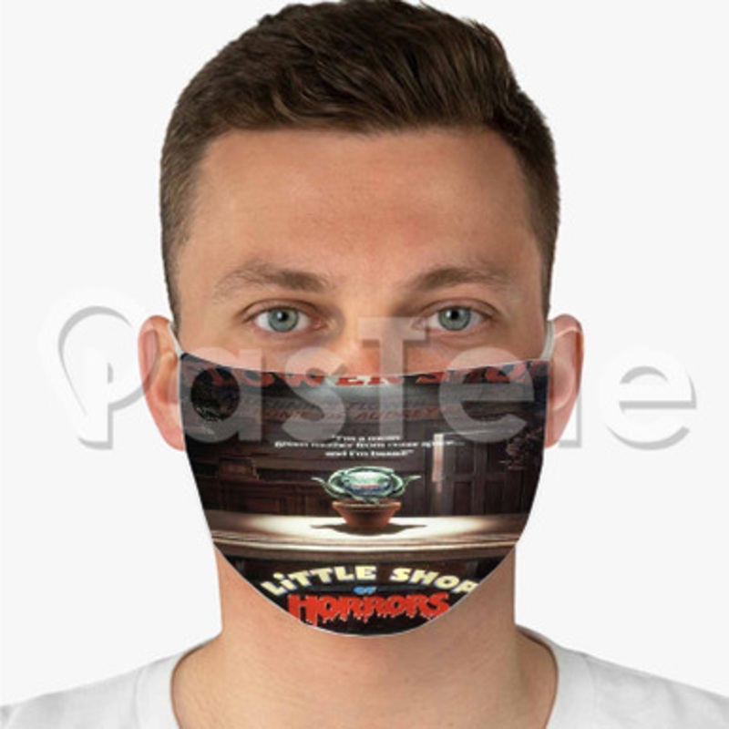 Little Shop of Horrors Custom Fabric Face Mask Polyester Two Layers Cloth Washable