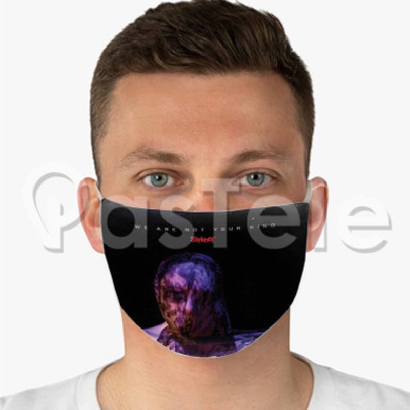 Slipknot We Are Not Your Kind Custom Fabric Face Mask Polyester Two Layers Cloth Washable
