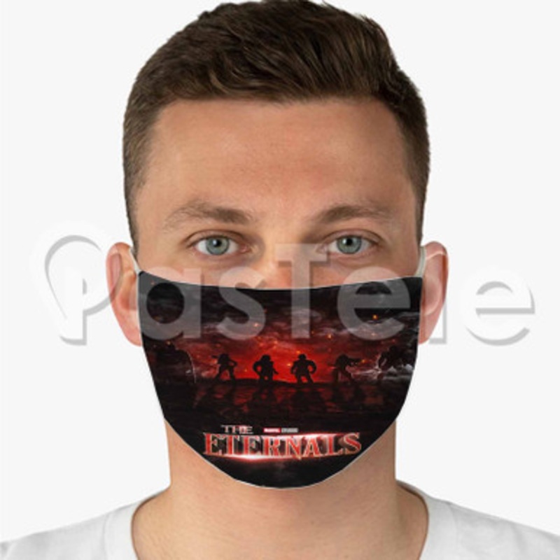 The Eternals Custom Fabric Face Mask Polyester Two Layers Cloth Washable