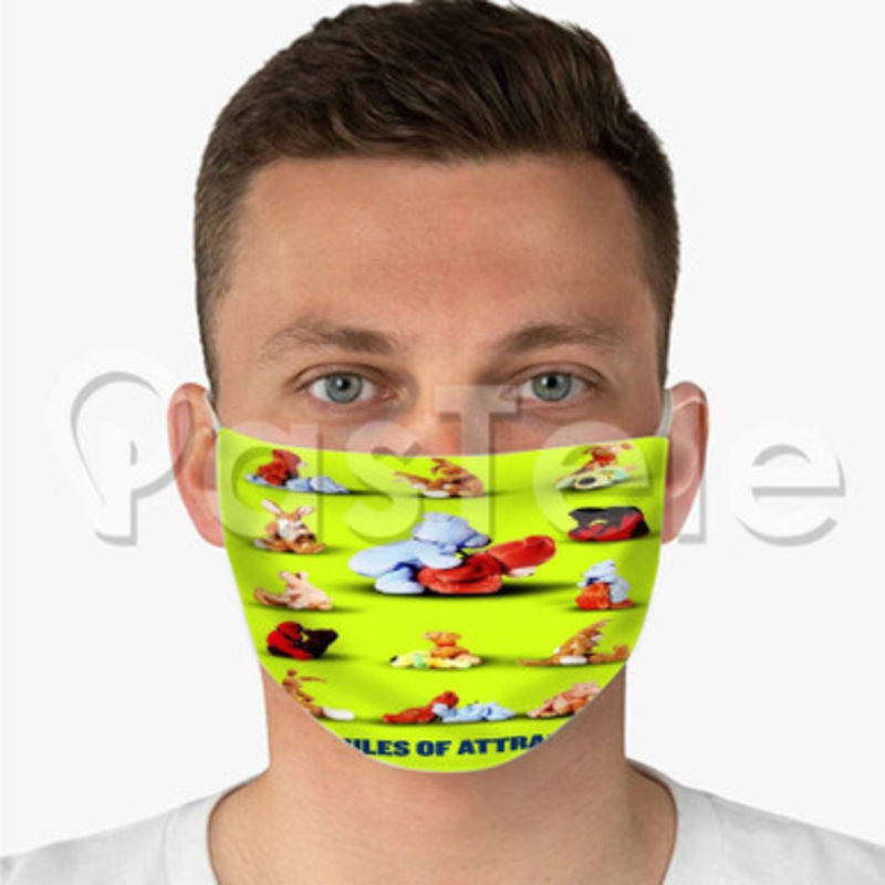 The Rules of Attraction Custom Fabric Face Mask Polyester Two Layers Cloth Washable