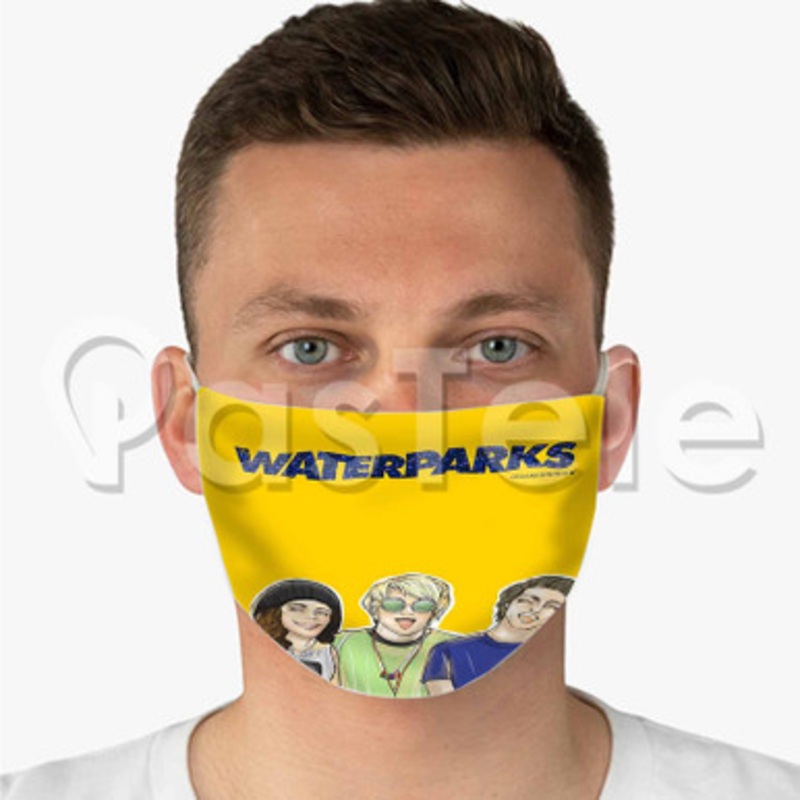 Waterparks Band Custom Fabric Face Mask Polyester Two Layers Cloth Washable