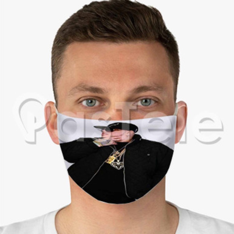 Alexio Custom Fabric Face Custom Fabric Face Mask Polyester Two Layers Cloth