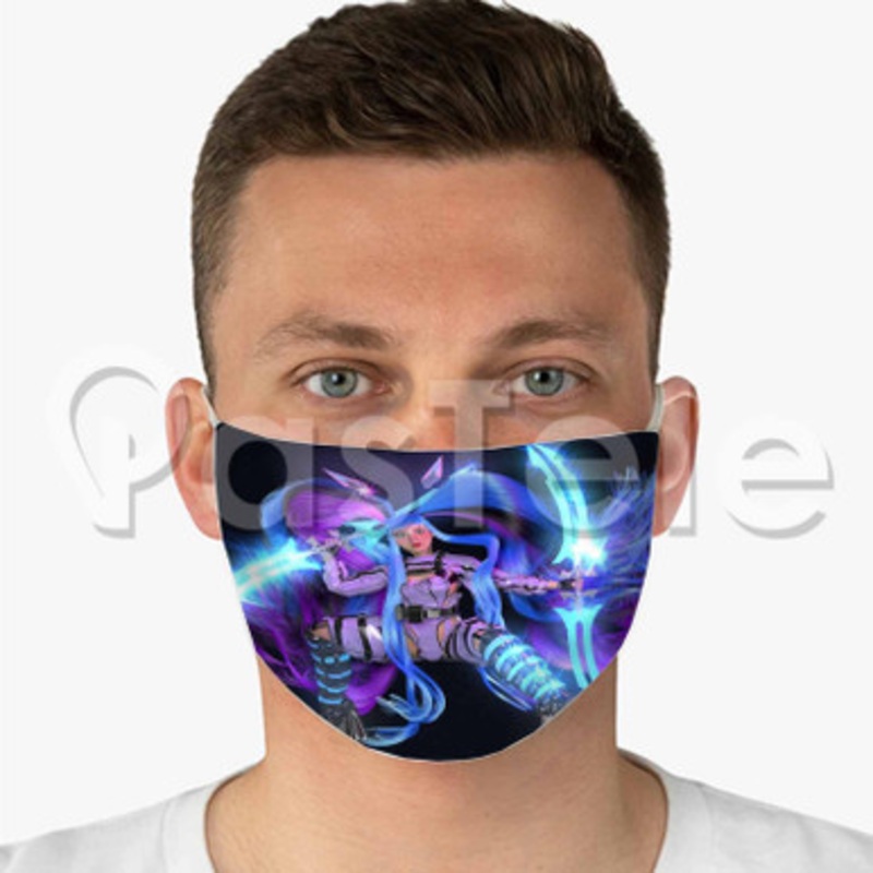 Ashnikko STUPID Custom Fabric Face Custom Fabric Face Mask Polyester Two Layers Cloth