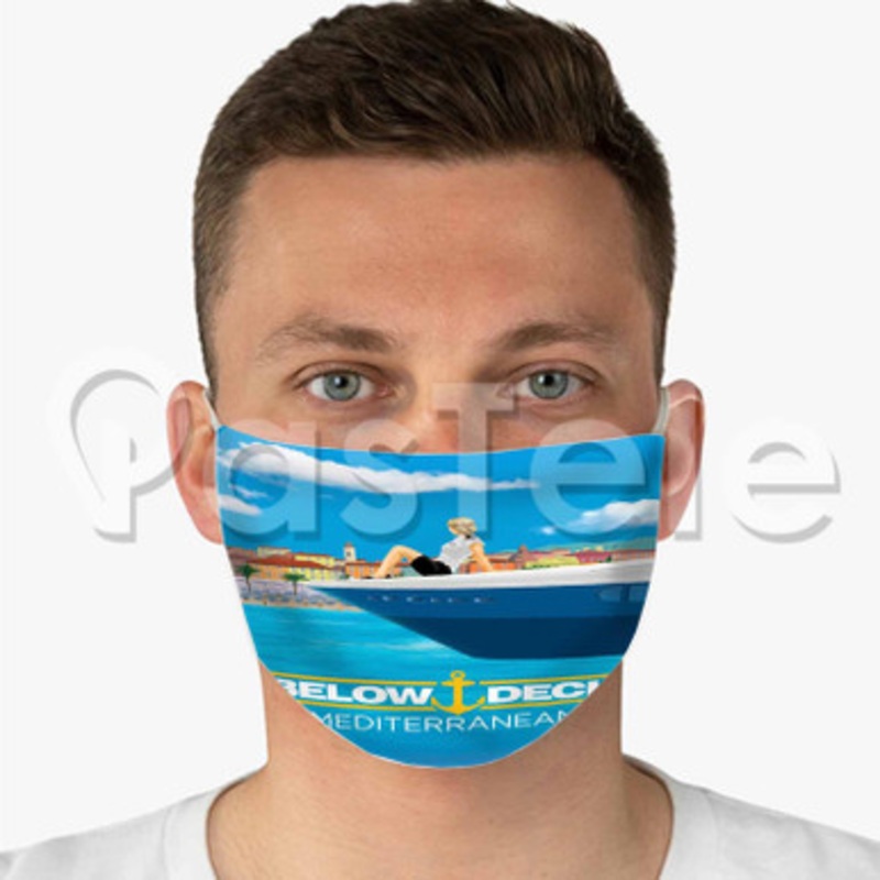 Below Deck Mediterranean Custom Fabric Face Custom Fabric Face Mask Polyester Two Layers Cloth