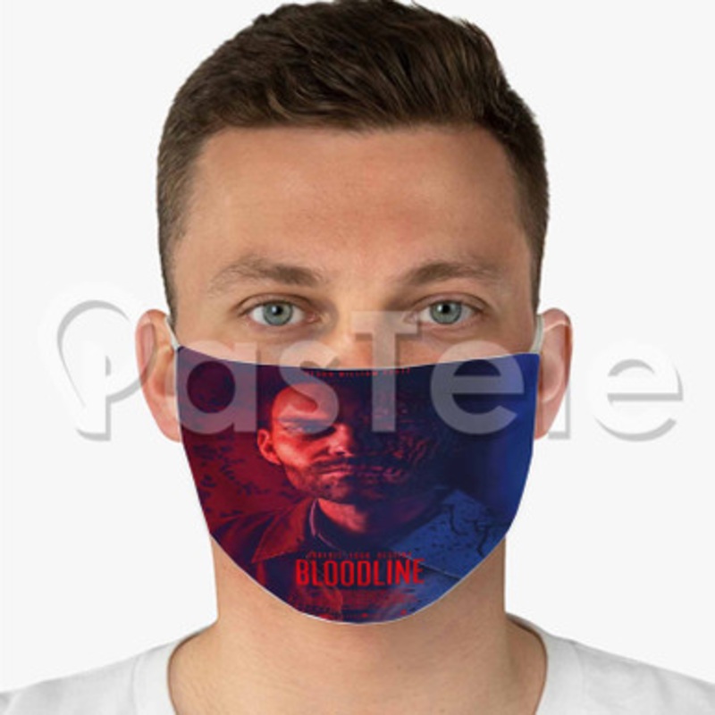 Bloodline Custom Fabric Face Custom Fabric Face Mask Polyester Two Layers Cloth