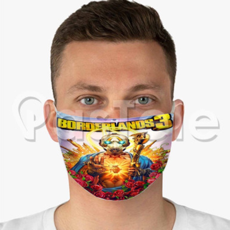 Borderlands 3 Custom Fabric Face Custom Fabric Face Mask Polyester Two Layers Cloth