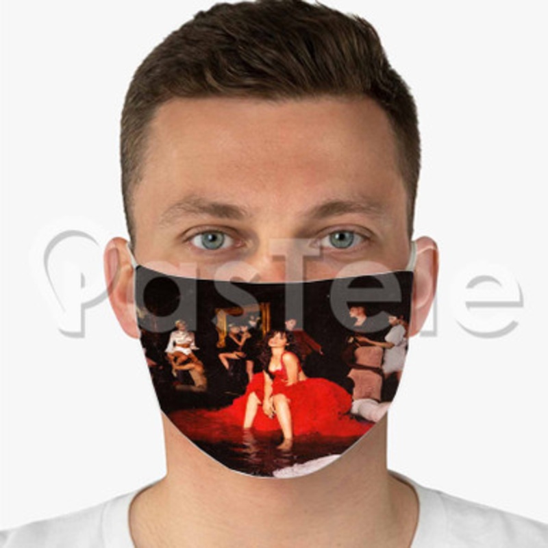 Camila Cabello Romance Custom Fabric Face Custom Fabric Face Mask Polyester Two Layers Cloth