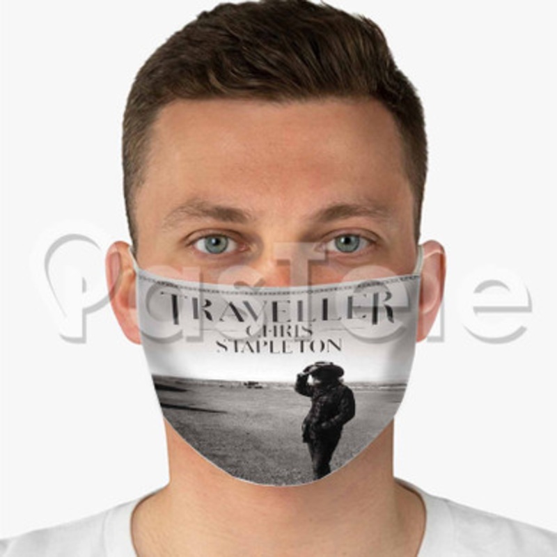 Chris Stapleton Traveller Custom Fabric Face Custom Fabric Face Mask Polyester Two Layers Cloth
