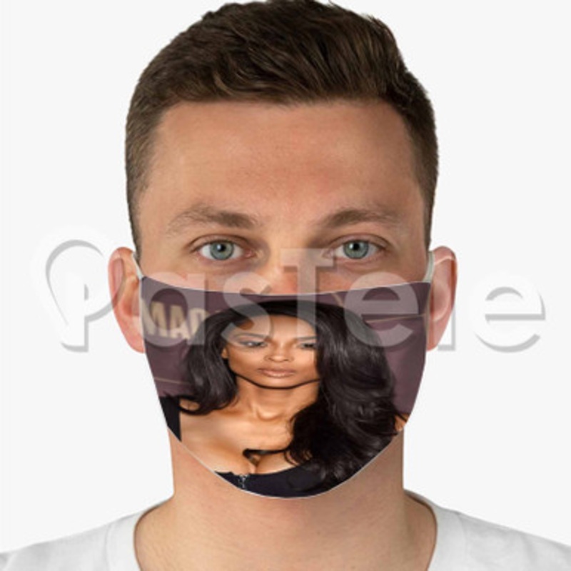 Ciara Custom Fabric Face Custom Fabric Face Mask Polyester Two Layers Cloth