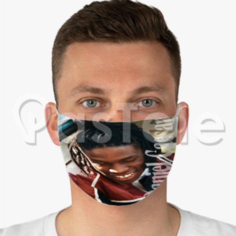 Daniel Caesar 2 Custom Fabric Face Custom Fabric Face Mask Polyester Two Layers Cloth