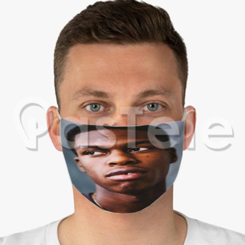 Daniel Caesar Custom Fabric Face Custom Fabric Face Mask Polyester Two Layers Cloth