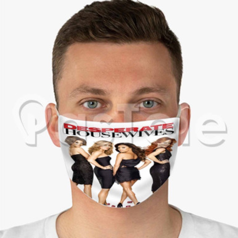 Desperate Housewives season 8 Custom Fabric Face Custom Fabric Face Mask Polyester Two Layers Cloth