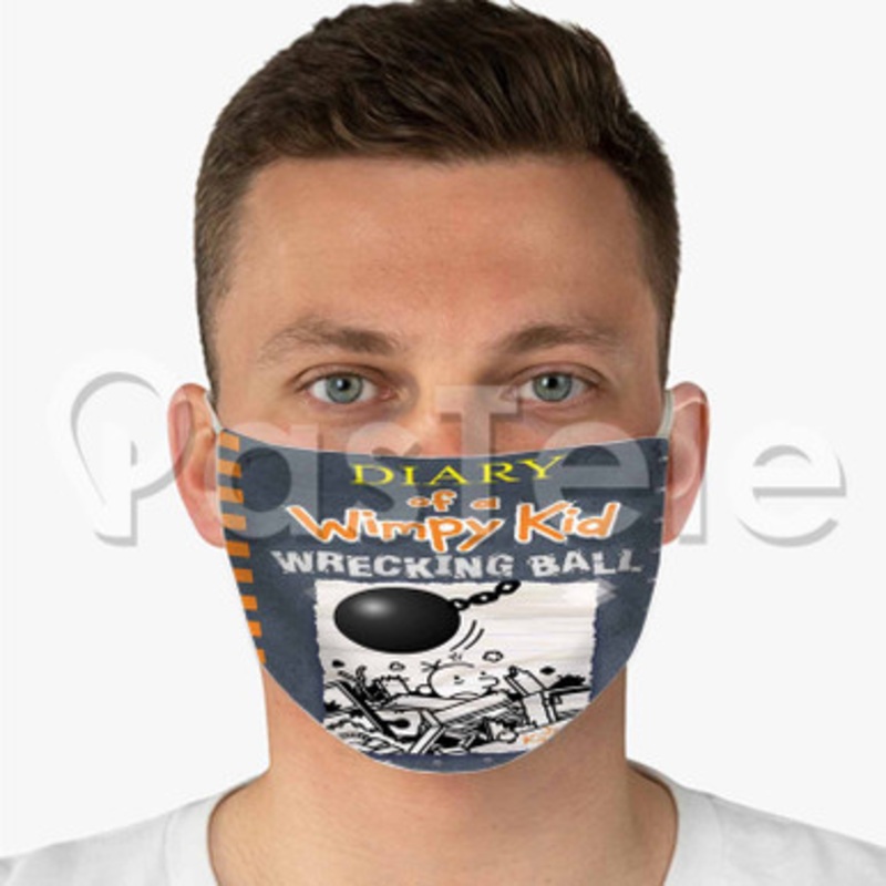 Diary of a Wimpy Kid Wrecking Ball Custom Fabric Face Custom Fabric Face Mask Polyester Two Layers Cloth
