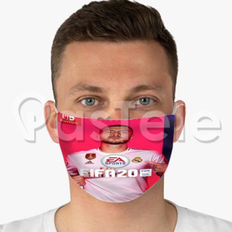 FIFA 20 Legacy Edition Custom Fabric Face Custom Fabric Face Mask Polyester Two Layers Cloth