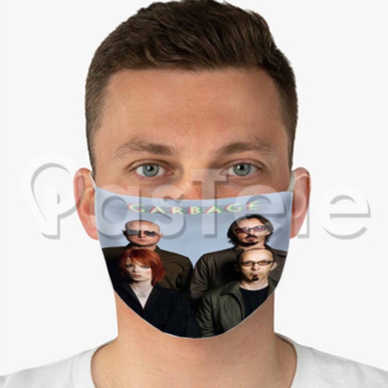 Garbage Band Custom Fabric Face Custom Fabric Face Mask Polyester Two Layers Cloth