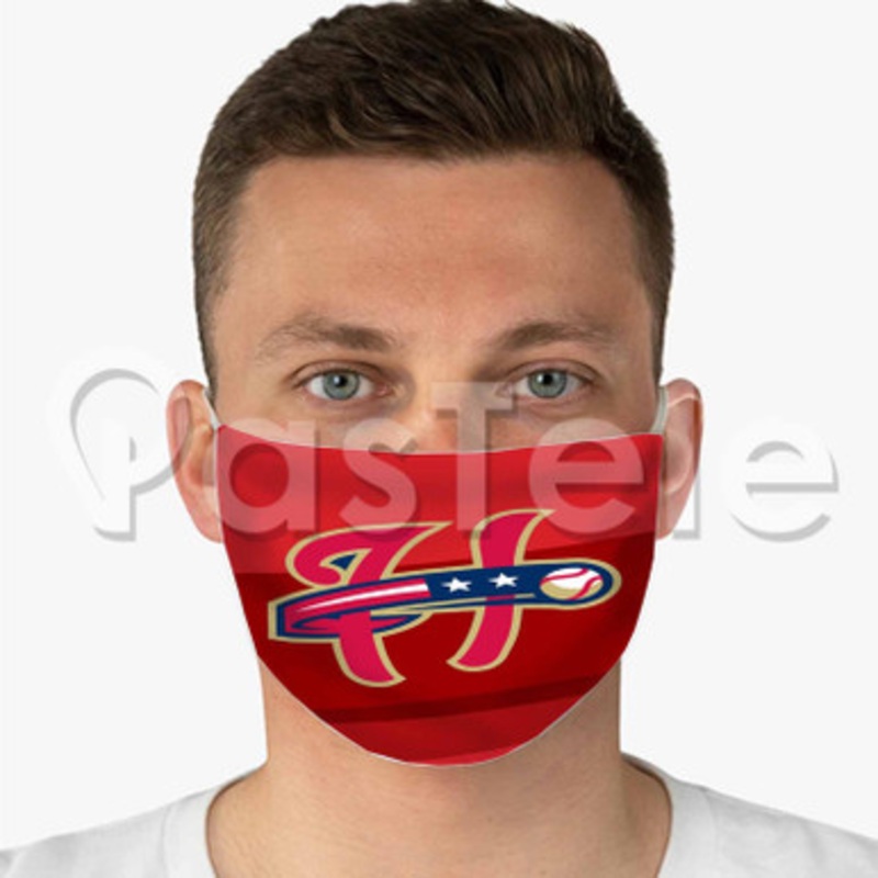Harrisburg Senators Custom Fabric Face Custom Fabric Face Mask Polyester Two Layers Cloth