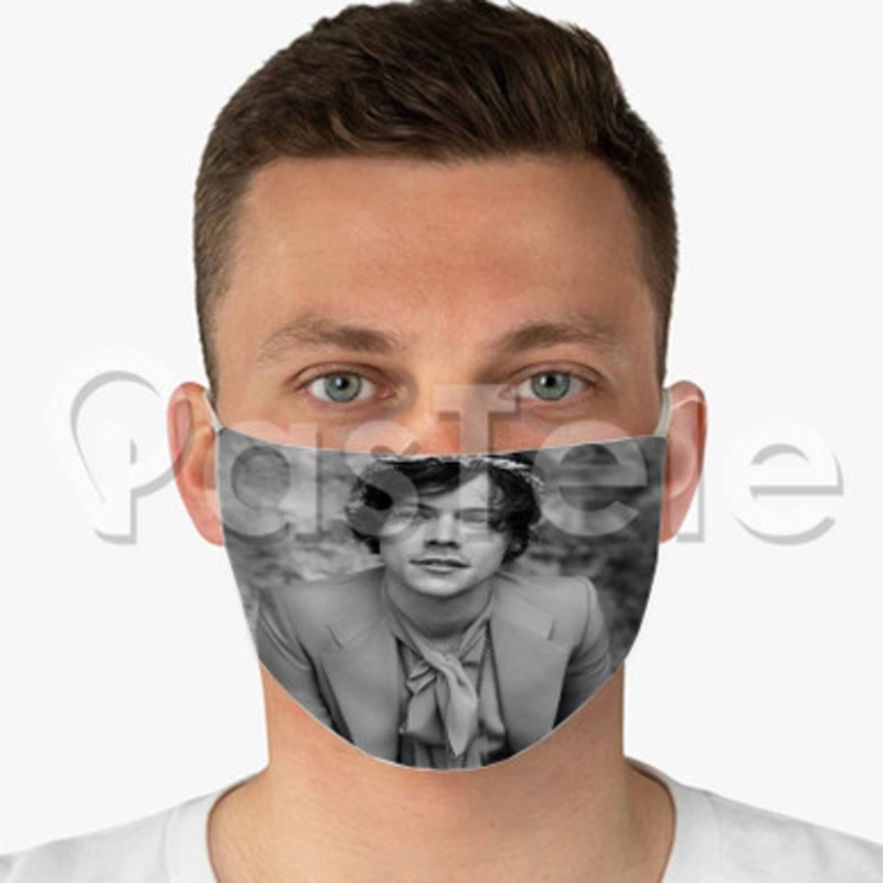 harry styles Custom Fabric Face Custom Fabric Face Mask Polyester Two Layers Cloth