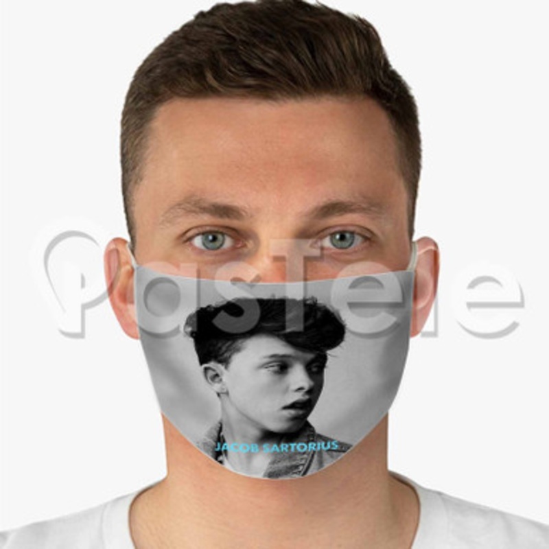 jacob sartorius Custom Fabric Face Custom Fabric Face Mask Polyester Two Layers Cloth