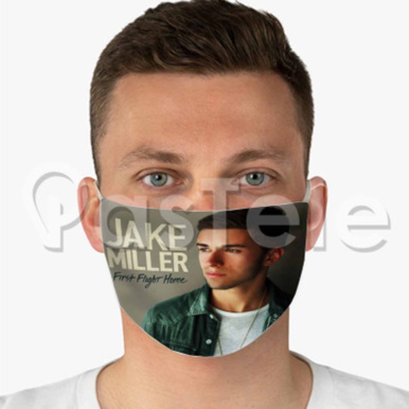Jake Miller Custom Fabric Face Custom Fabric Face Mask Polyester Two Layers Cloth
