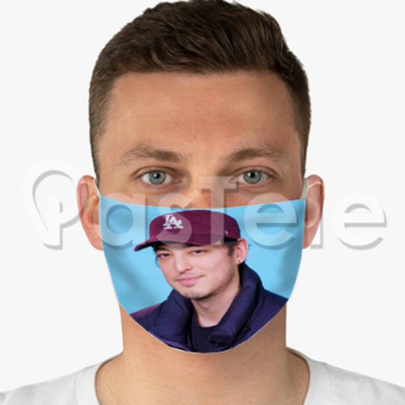 joji Custom Fabric Face Custom Fabric Face Mask Polyester Two Layers Cloth