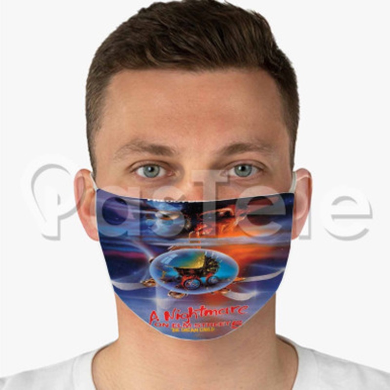A Nightmare on Elm Street 5 The Dream Child Custom Fabric Face Custom Fabric Face Mask Polyester Two Layers Cloth