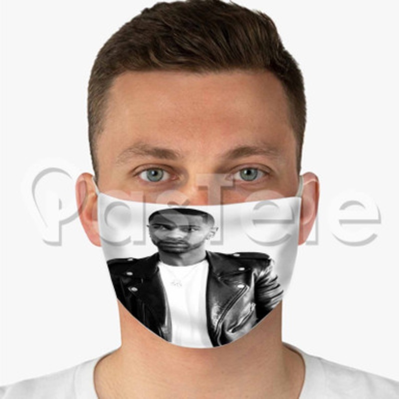 Big Sean Custom Fabric Face Custom Fabric Face Mask Polyester Two Layers Cloth