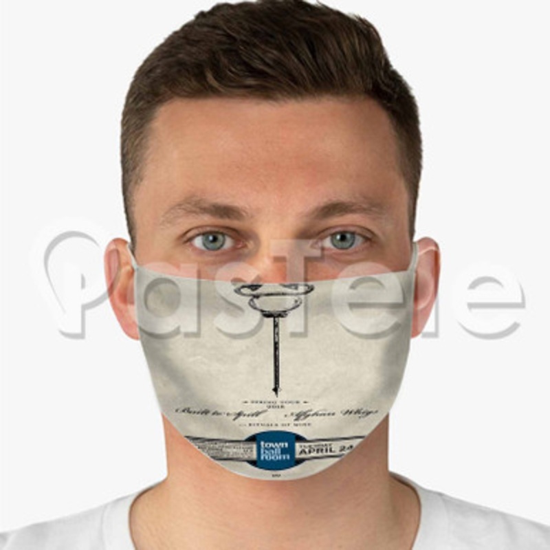 Built To Spill The Afghan Whigs Custom Fabric Face Custom Fabric Face Mask Polyester Two Layers Cloth
