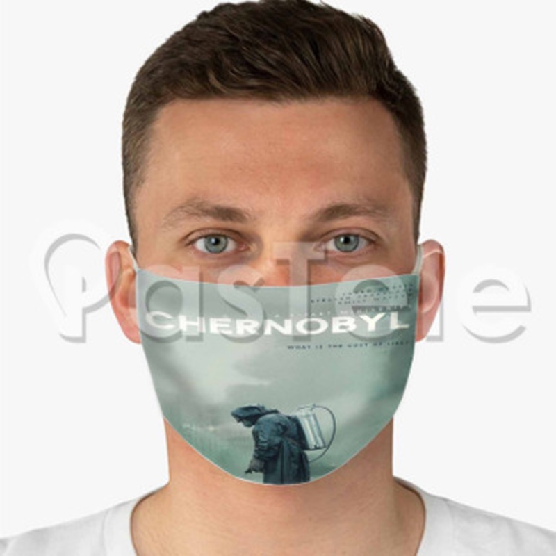 Chernobyl Custom Fabric Face Custom Fabric Face Mask Polyester Two Layers Cloth