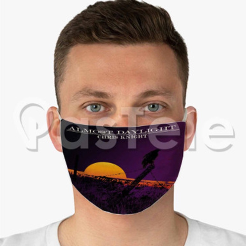 Chris Knight Almost Daylight Custom Fabric Face Custom Fabric Face Mask Polyester Two Layers Cloth