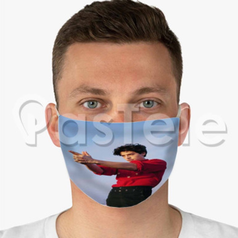 Cole Sprouse Shoot Custom Fabric Face Mask Polyester Two Layers Cloth Washable