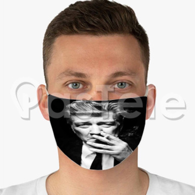 David Lynch Custom Fabric Face Mask Polyester Two Layers Cloth Washable