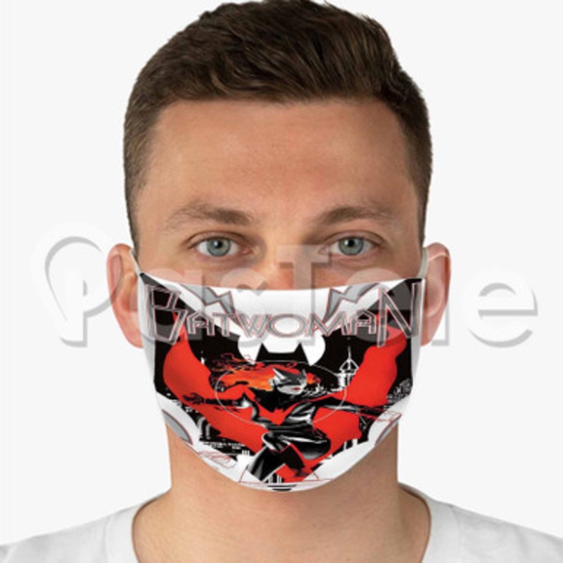 DC Comics Batwoman Custom Fabric Face Custom Fabric Face Mask Polyester Two Layers Cloth