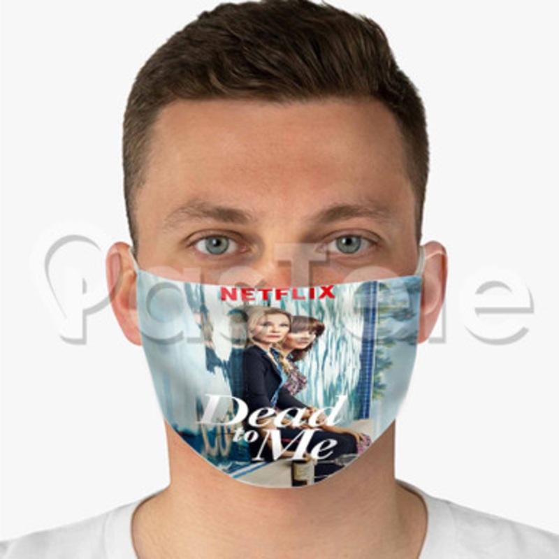 Dead to Me Custom Fabric Face Custom Fabric Face Mask Polyester Two Layers Cloth