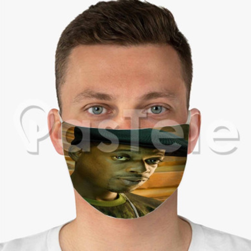 Devin The Dude 2 Custom Fabric Face Custom Fabric Face Mask Polyester Two Layers Cloth