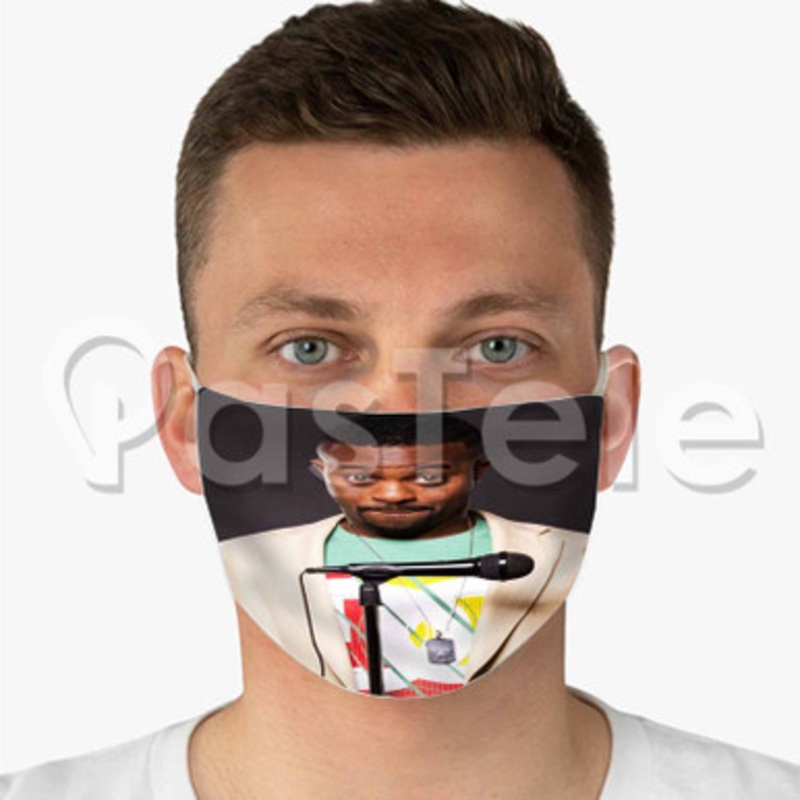 Eddie B Custom Fabric Face Custom Fabric Face Mask Polyester Two Layers Cloth