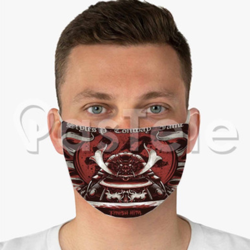 Finish Him Planit Hank Custom Fabric Face Mask Polyester Two Layers Cloth Washable