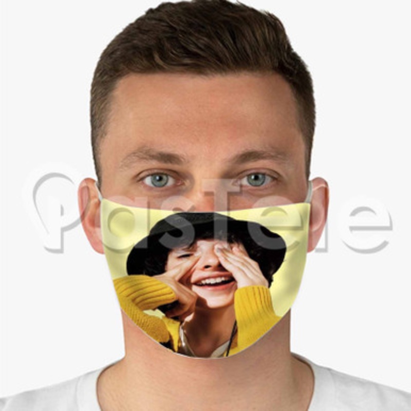 Finn Wolfhard Custom Fabric Face Custom Fabric Face Mask Polyester Two Layers Cloth