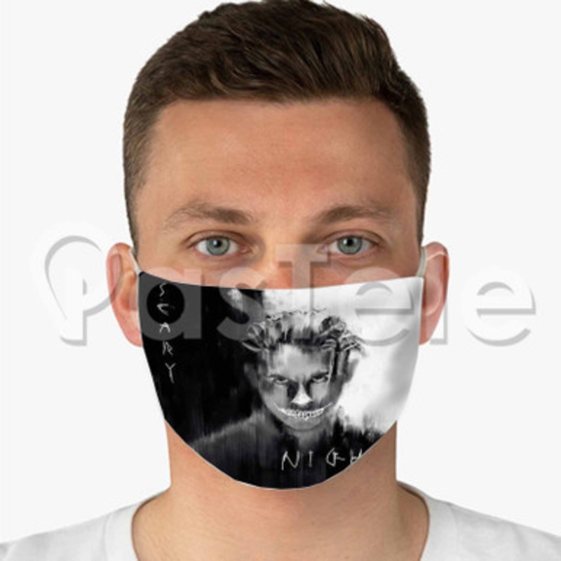 G Eazy Scary Nights Custom Fabric Face Custom Fabric Face Mask Polyester Two Layers Cloth