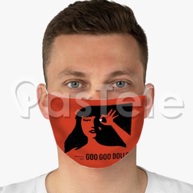 Goo Goo Dolls Miracle Pill Custom Fabric Face Custom Fabric Face Mask Polyester Two Layers Cloth