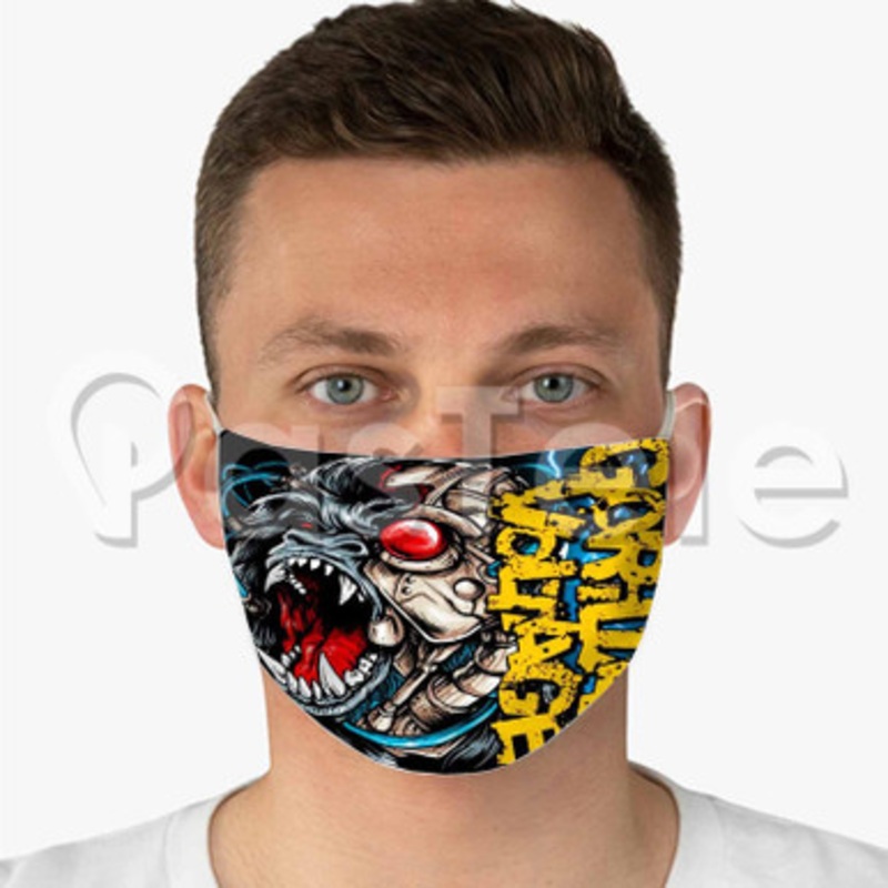 Gorilla Voltage Custom Fabric Face Custom Fabric Face Mask Polyester Two Layers Cloth