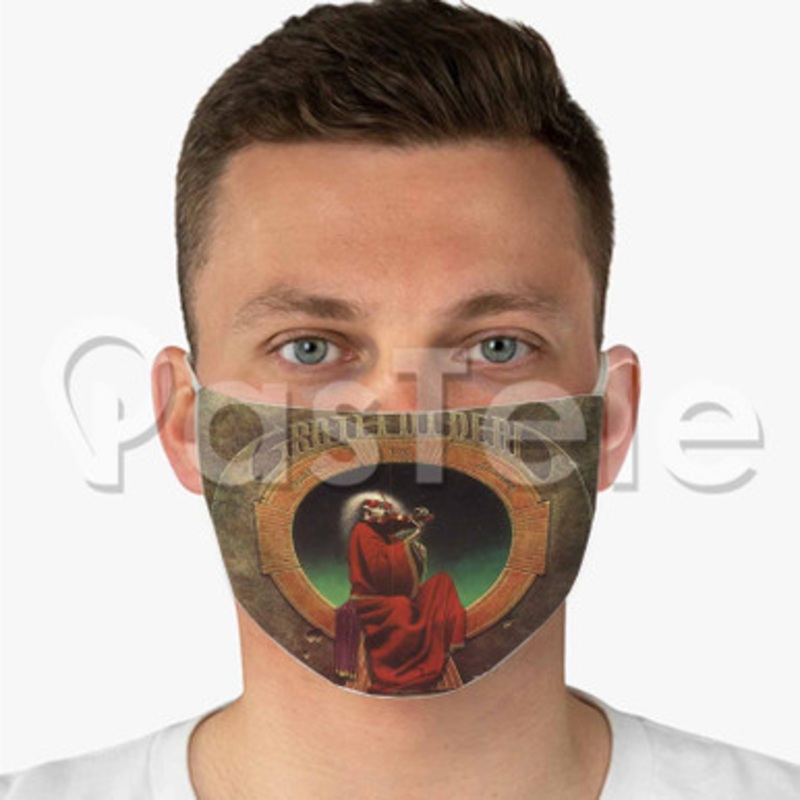 Grateful Dead Blues For Allah Custom Fabric Face Custom Fabric Face Mask Polyester Two Layers Cloth