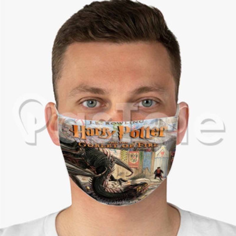 Harry Potter and the Goblet of Fire Custom Fabric Face Custom Fabric Face Mask Polyester Two Layers Cloth