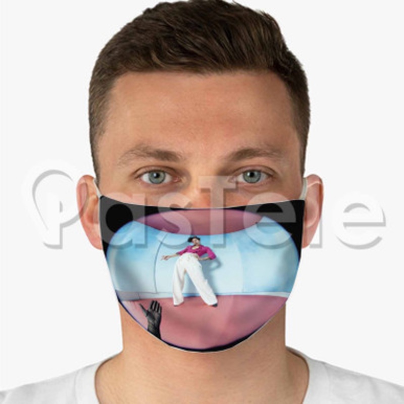 Harry Styles Fine Line Custom Fabric Face Custom Fabric Face Mask Polyester Two Layers Cloth