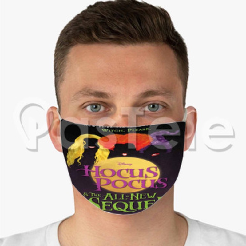 Hocus Pocus The All New Custom Fabric Face Custom Fabric Face Mask Polyester Two Layers Cloth