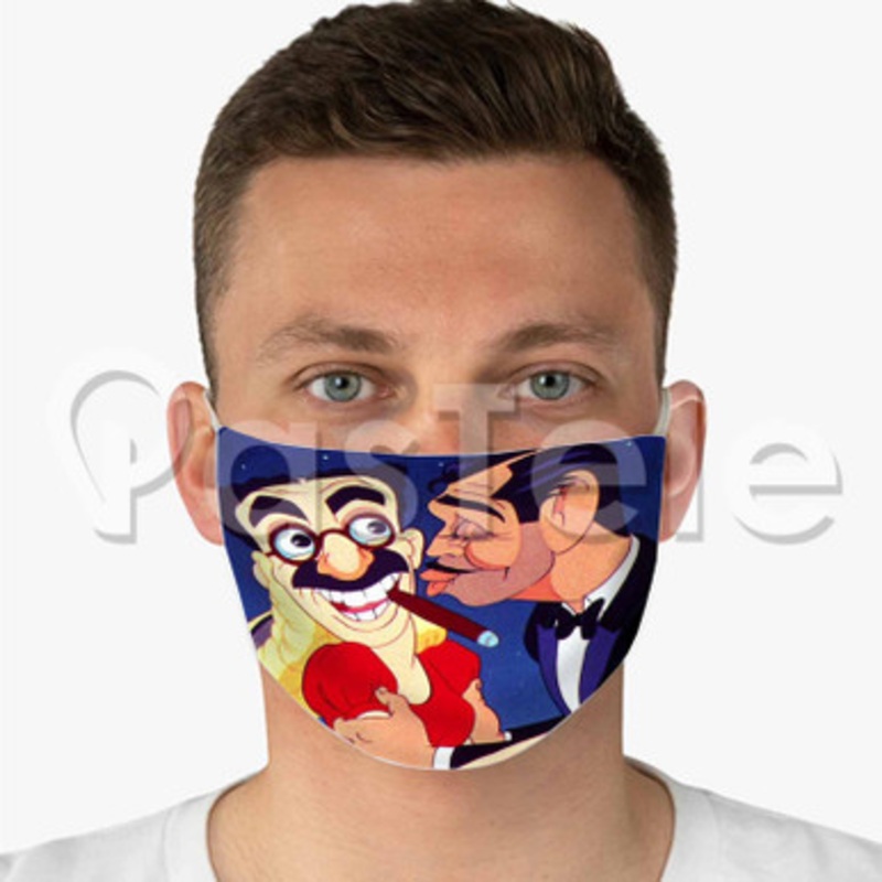 Hollywood Steps Out Custom Fabric Face Custom Fabric Face Mask Polyester Two Layers Cloth