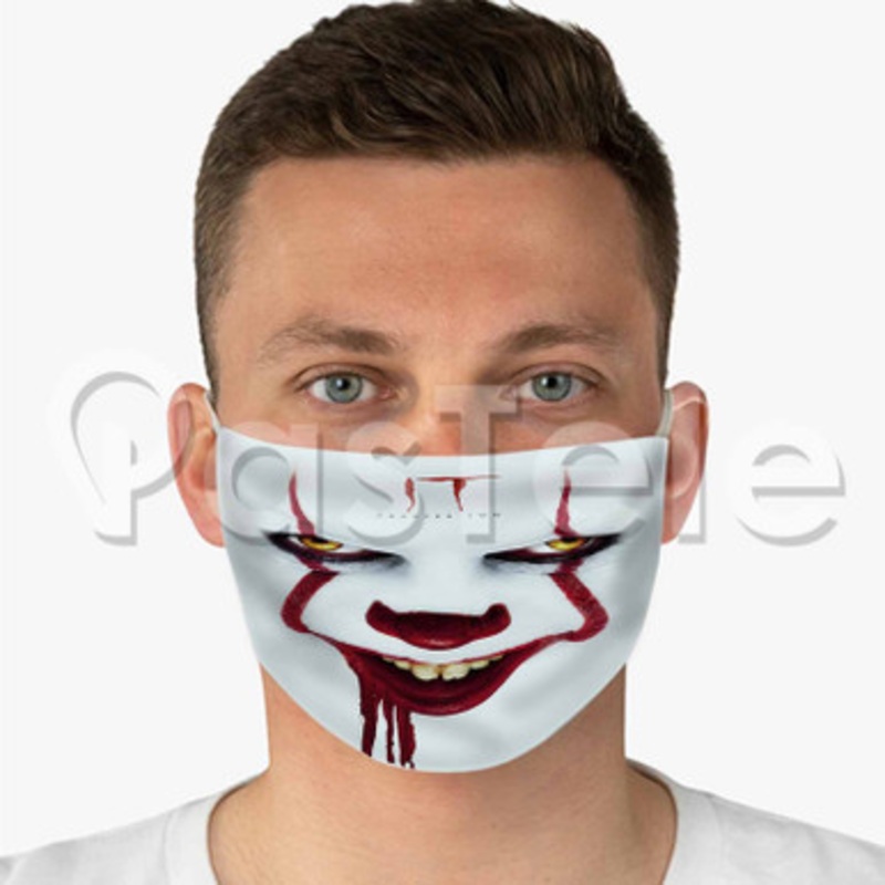 IT Chapter 2 Custom Fabric Face Custom Fabric Face Mask Polyester Two Layers Cloth