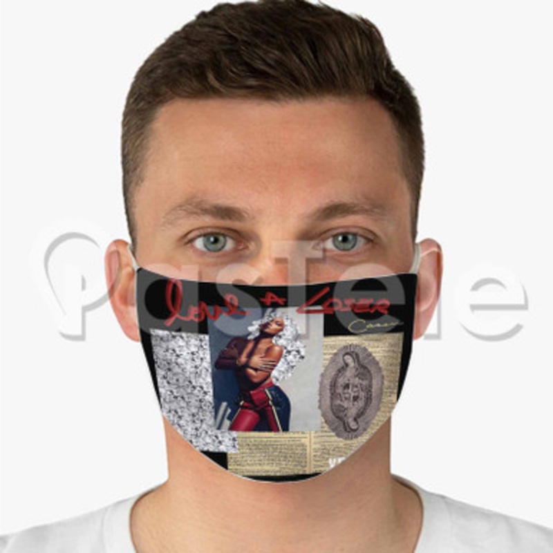 Love A Loser Cassie Feat G Eazy Custom Fabric Face Mask Polyester Two Layers Cloth Washable