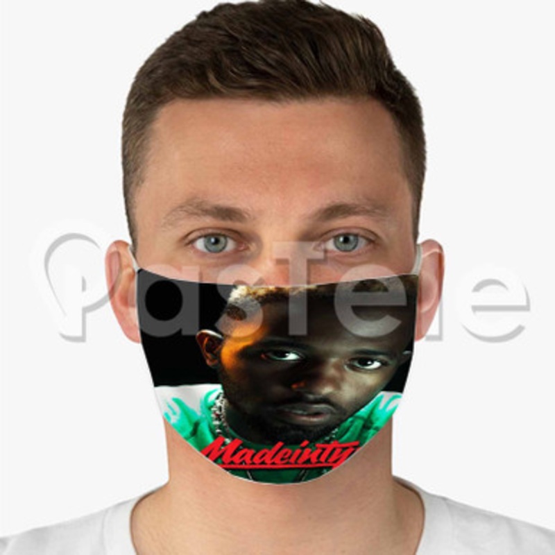 Madeintyo Custom Fabric Face Mask Polyester Two Layers Cloth Washable