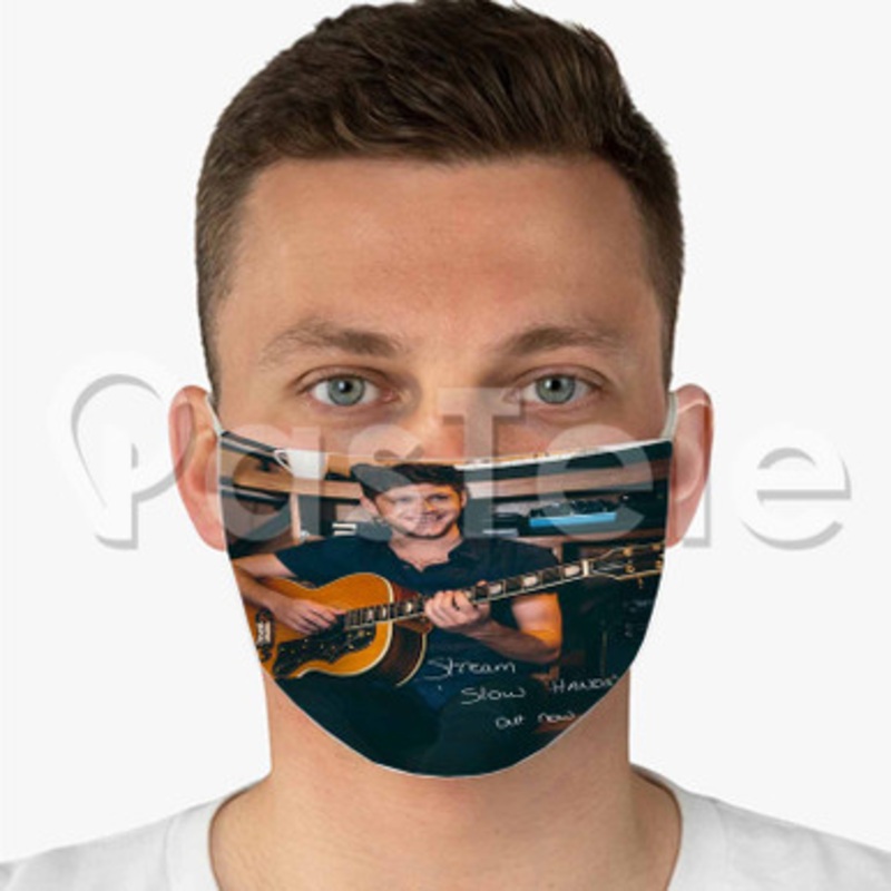 Niall Horan Custom Fabric Face Mask Polyester Two Layers Cloth Washable