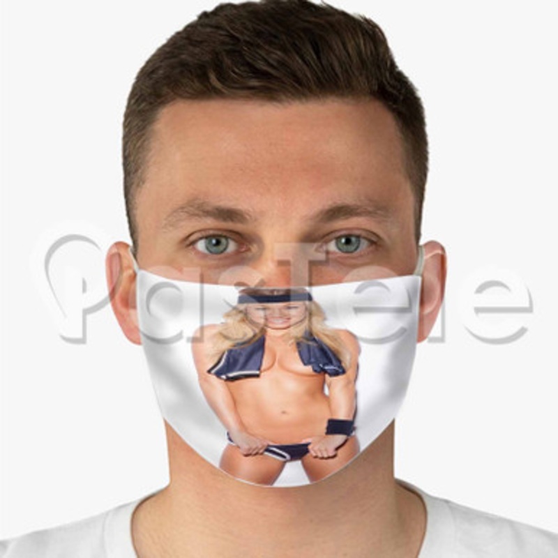 Nikki Leigh Custom Fabric Face Mask Polyester Two Layers Cloth Washable